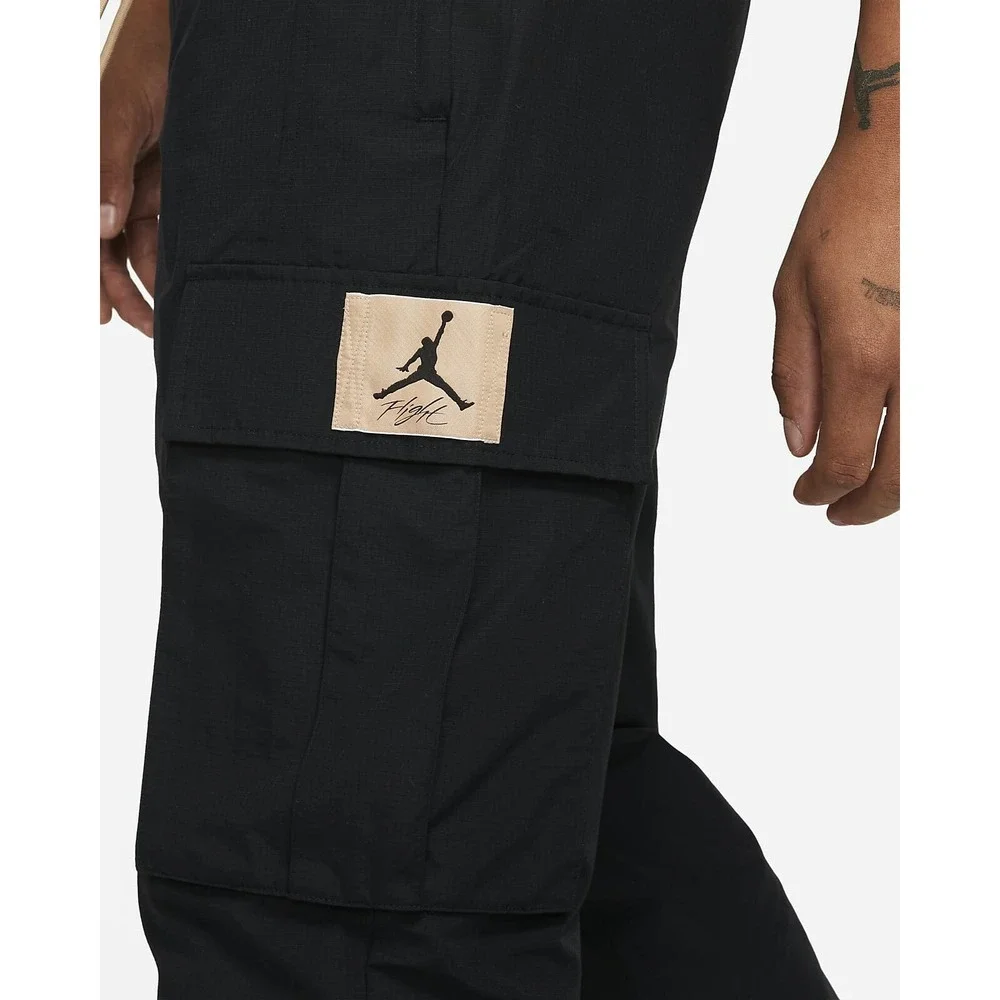 Jordan Flight Heritage Cargo Pants Men Size Small Black Hemp DC7450 010